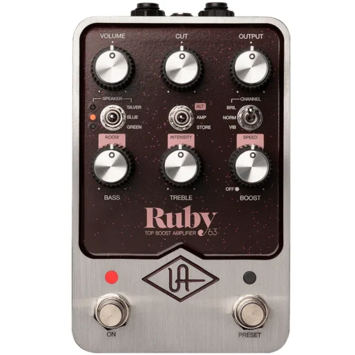 UAFX Ruby '63 Top Boost Amp Emulation Pedal mit Bluetooth